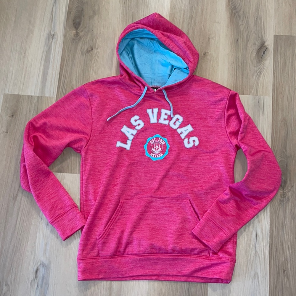 Pink Las Vegas Sweatshirt hoodie Size Small